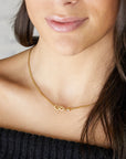 Connected Initials Necklace