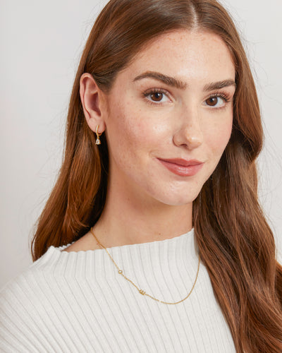 Initial Necklace with Diamond - CG3377S,CG3378S,CG3379S,CG3380S,CG3381S,CG3402S,CG3403S,CG3404S,CG3405S,CG3406S,CG3427S,CG3428S,CG3429S,CG3430S,CG3431S