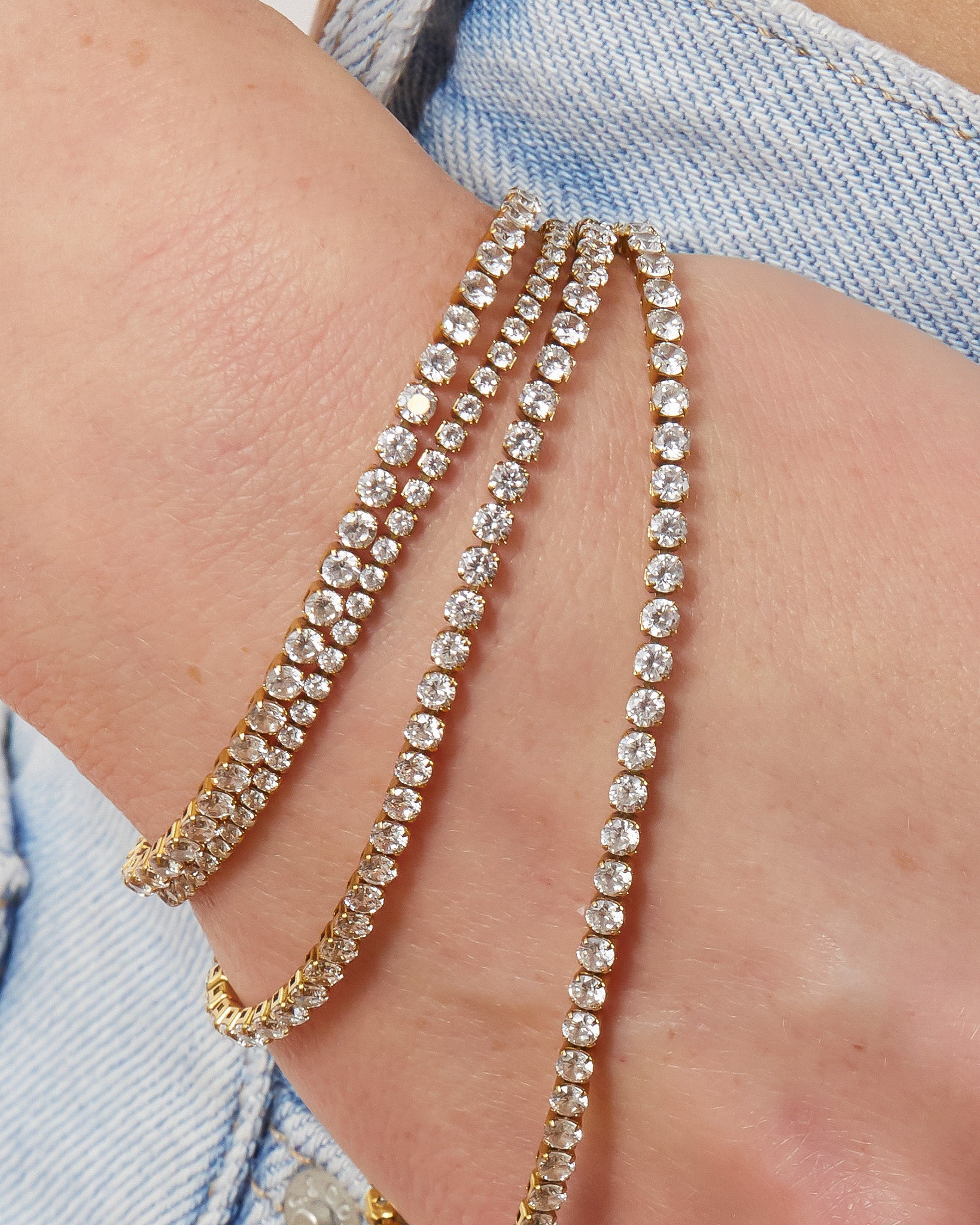 Dainty Tennis Bracelet - CG2312S,CG2313S