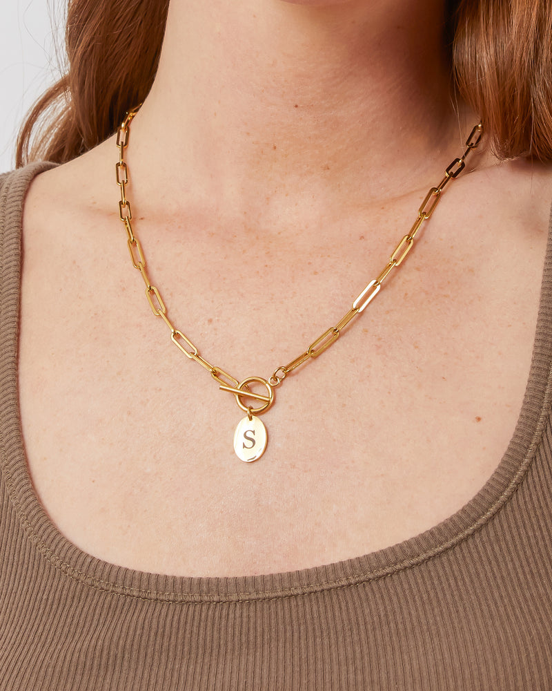 Custom Monogram Initial Necklace - CG2500S,CG2501S,CG2502S