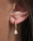 Dangle Drop Diamond Earrings