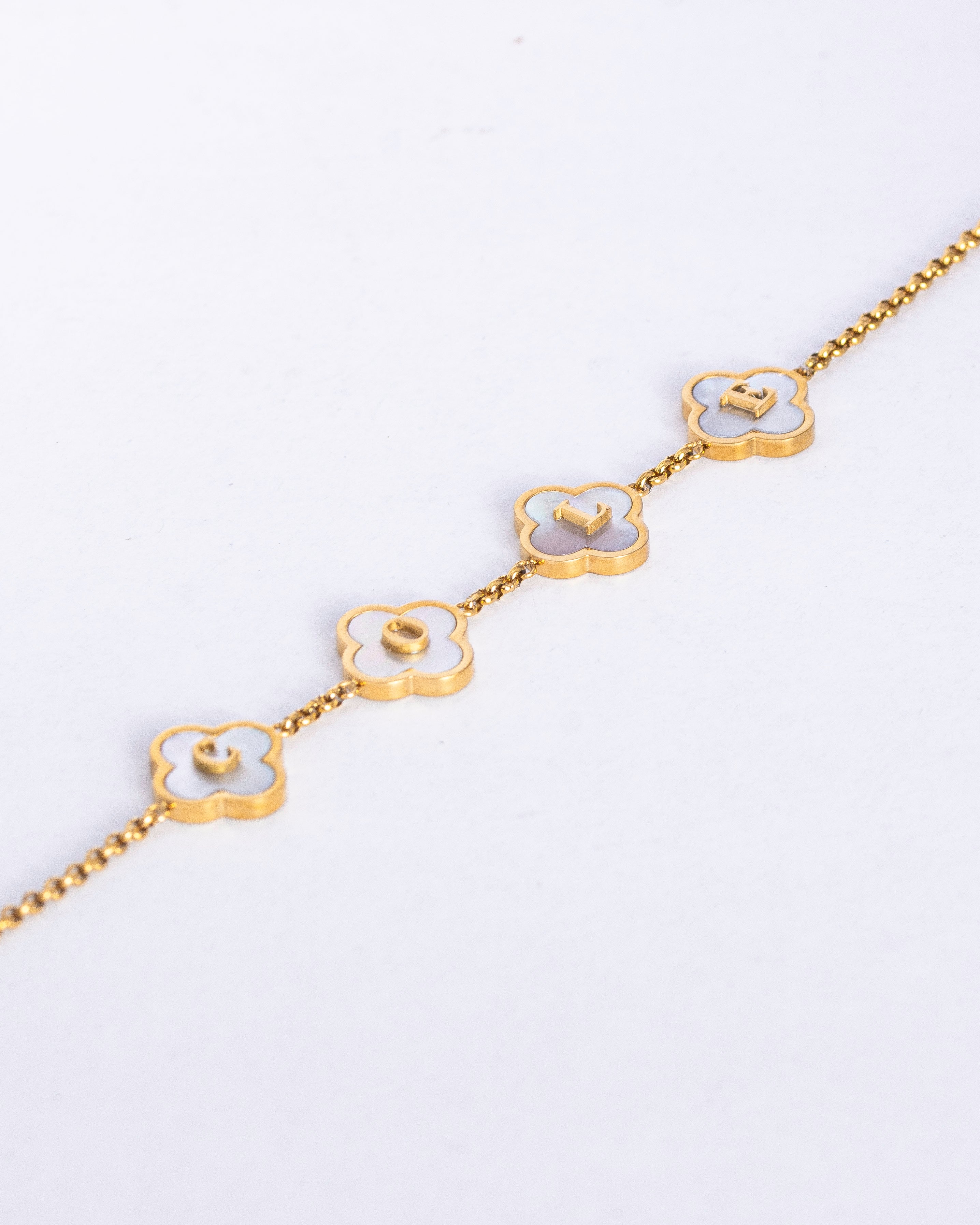 Pearl Clover Name Bracelet - CG4471S,CG4472S,CG4473S