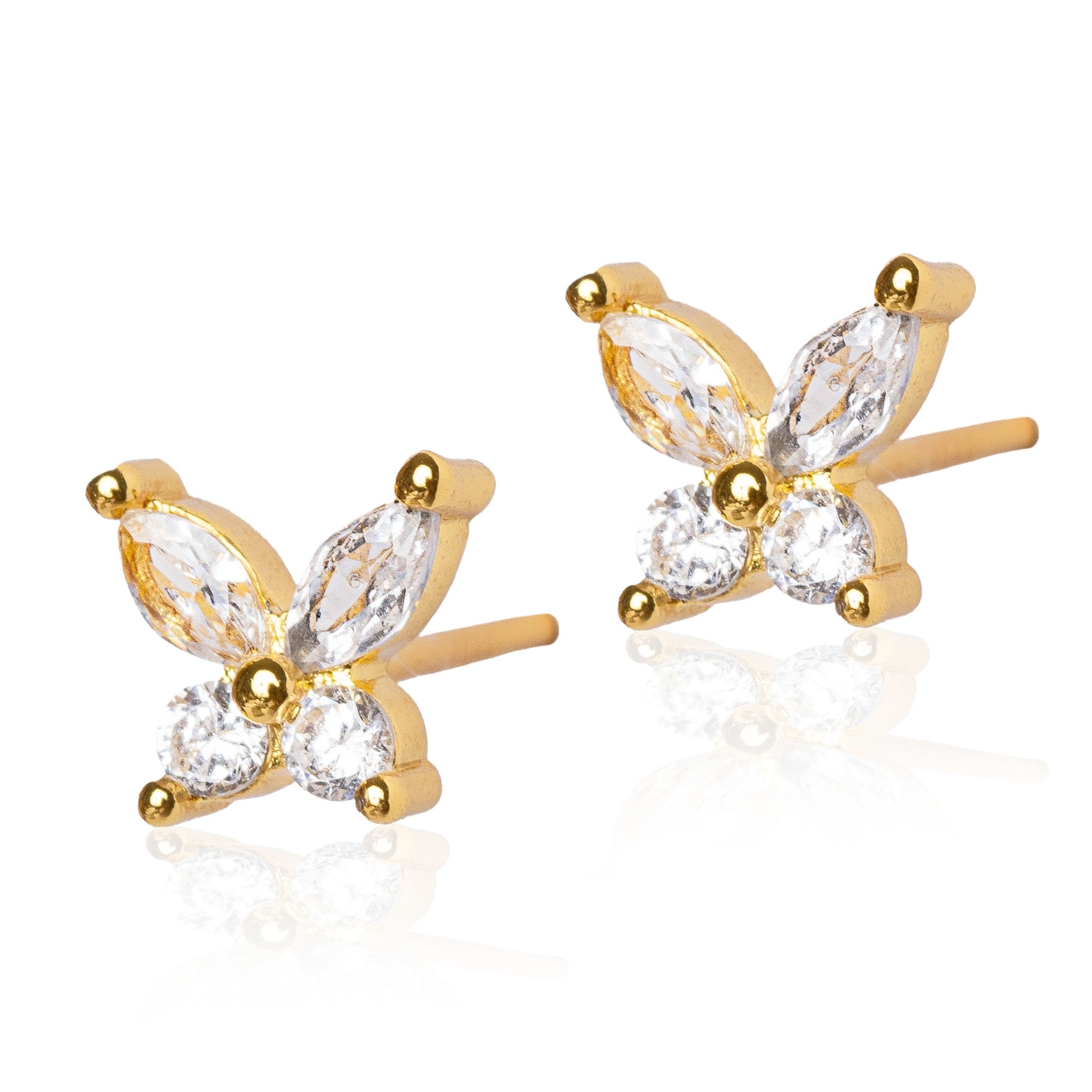 Dainty Butterfly Earrings