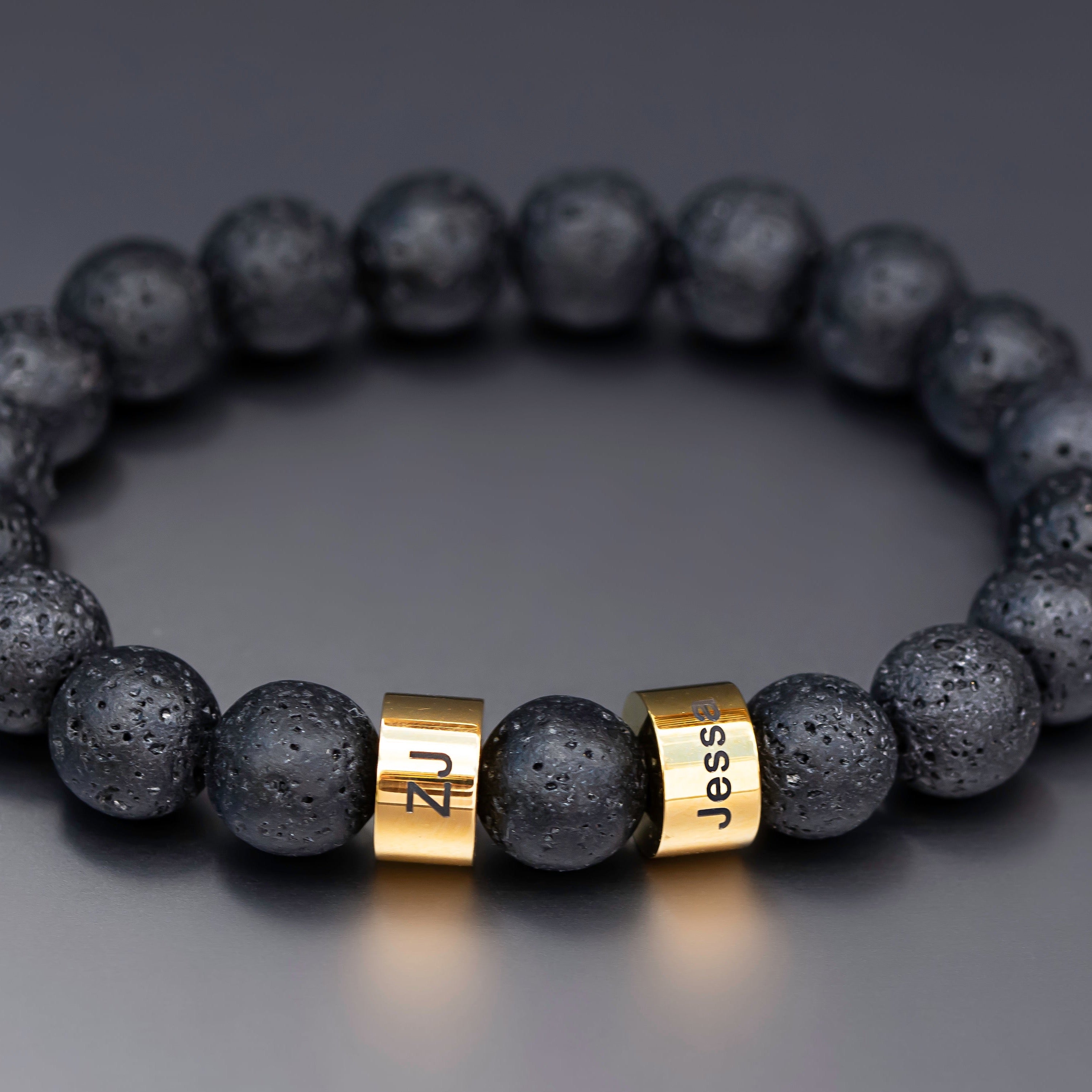 Customized Lava Tiger Eye Stone Beads Bracelet for Men - CG1161S,CG1163S,CG1165S,CG1167S,CG1169S,CG1171S,CG1173S,CG1175S,CG1177S,CG1179S,CG1181S,CG1183S,CG1185S,CG1187S,CG1189S