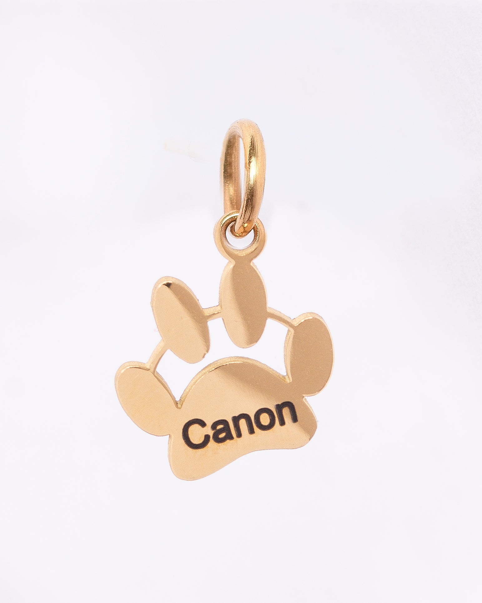 Personalized Paw Print Engravable Charm