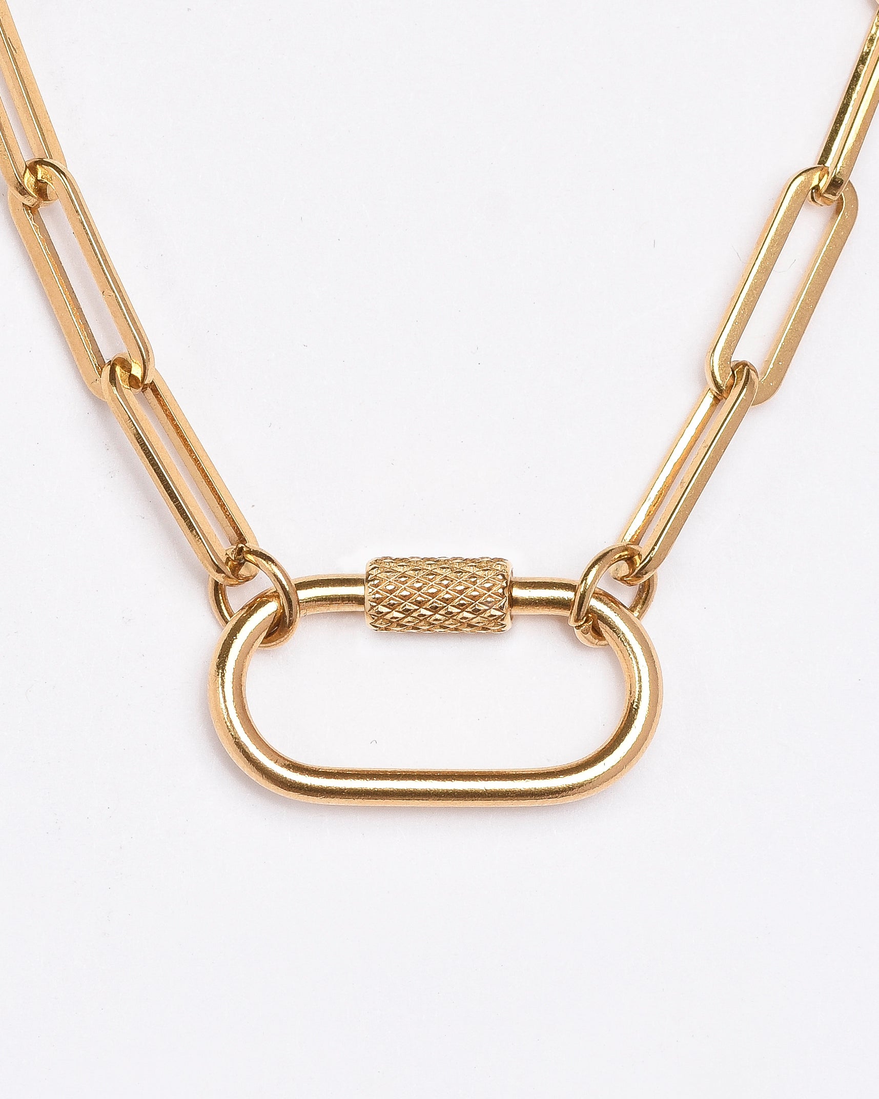 Build Your Own - Personalized Charm Necklace with Carabiner