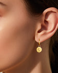 Dainty Birth Flower Earrings