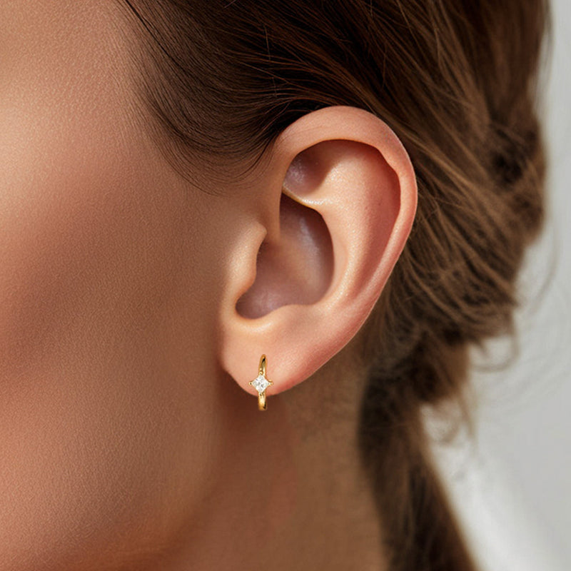 Diamond Huggie Earrings - CG2309S,CG2310S