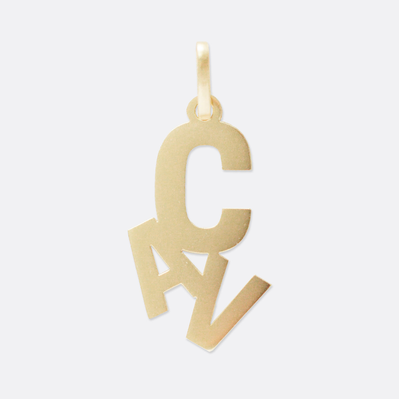 Personalized Falling Letters Charm Necklace