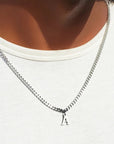 Men Custom Initial Cuban Personalized Necklace