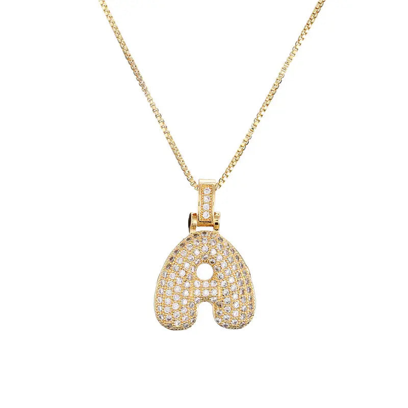 Initial Bubble Necklace - CG3129S