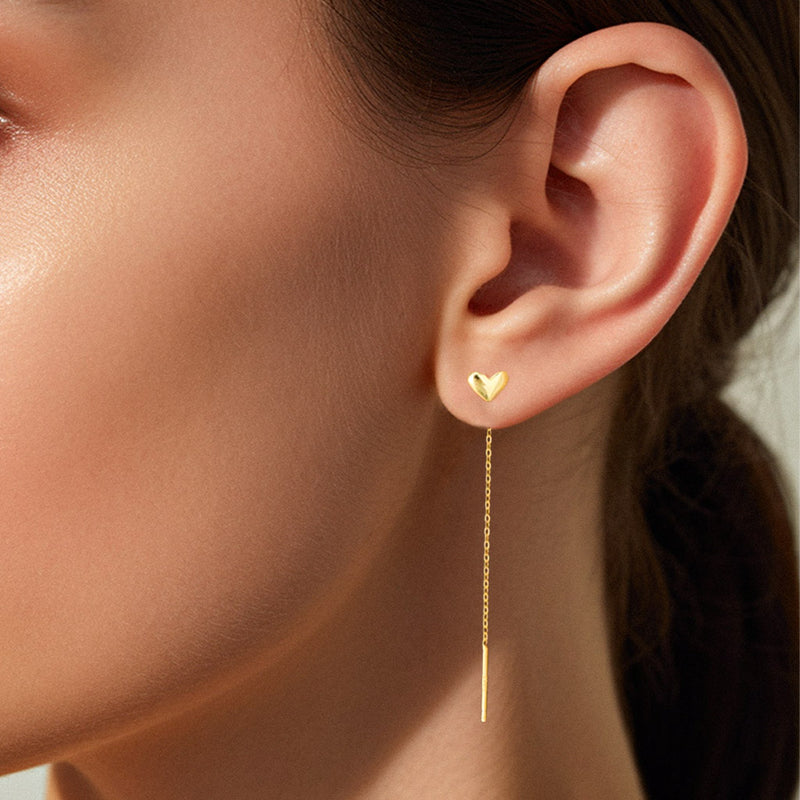Heart Drop Earrings - CG2085S,CG2086S