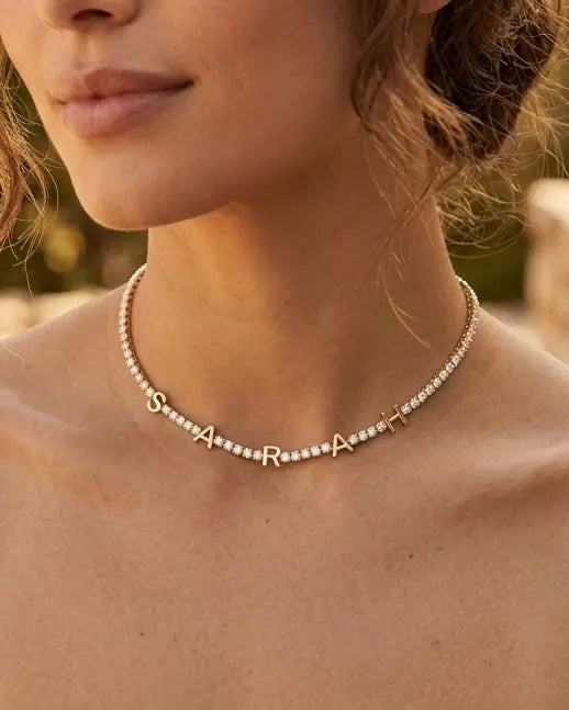 Name Tennis Necklace
