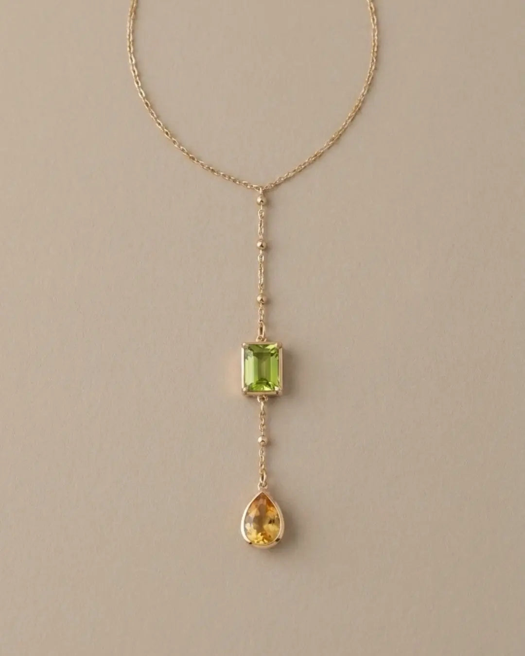 Heirloom Stone Lariat