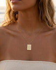 Signature Plaque Necklace