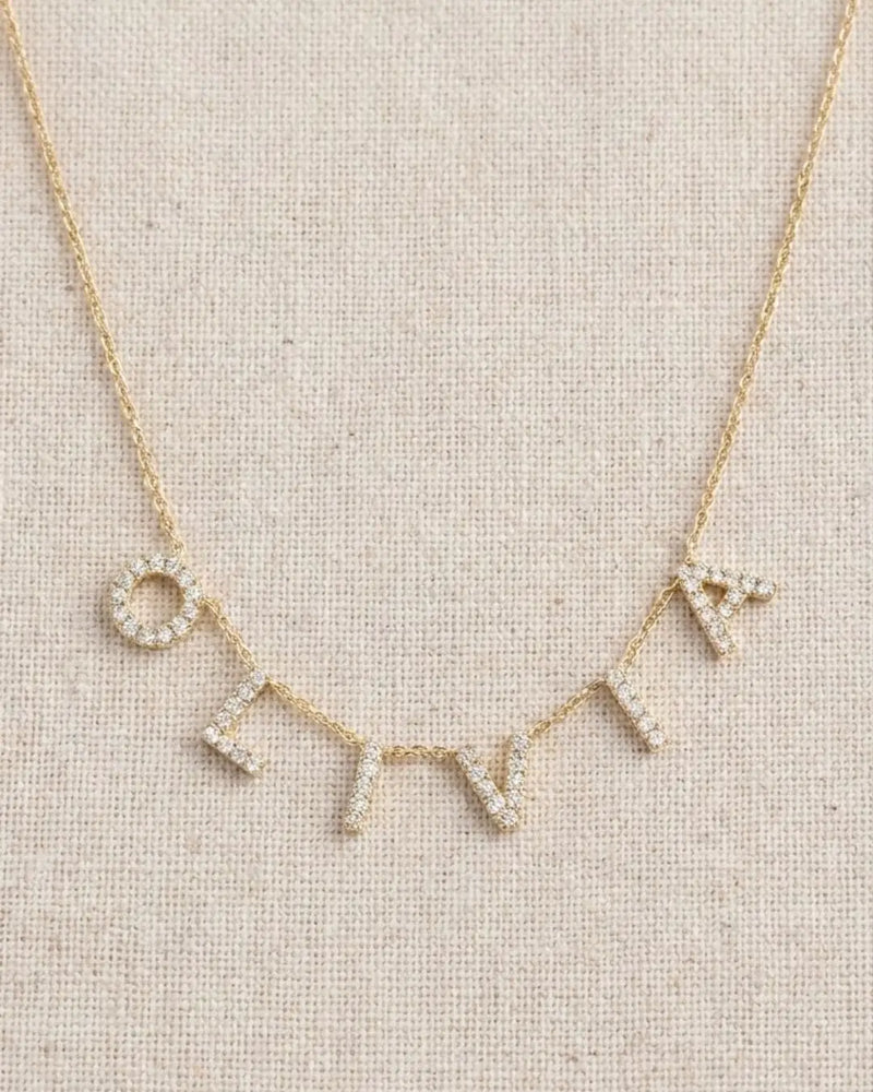 Luxe Letter Name Necklace