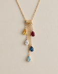 Cascading Birthstone Necklace