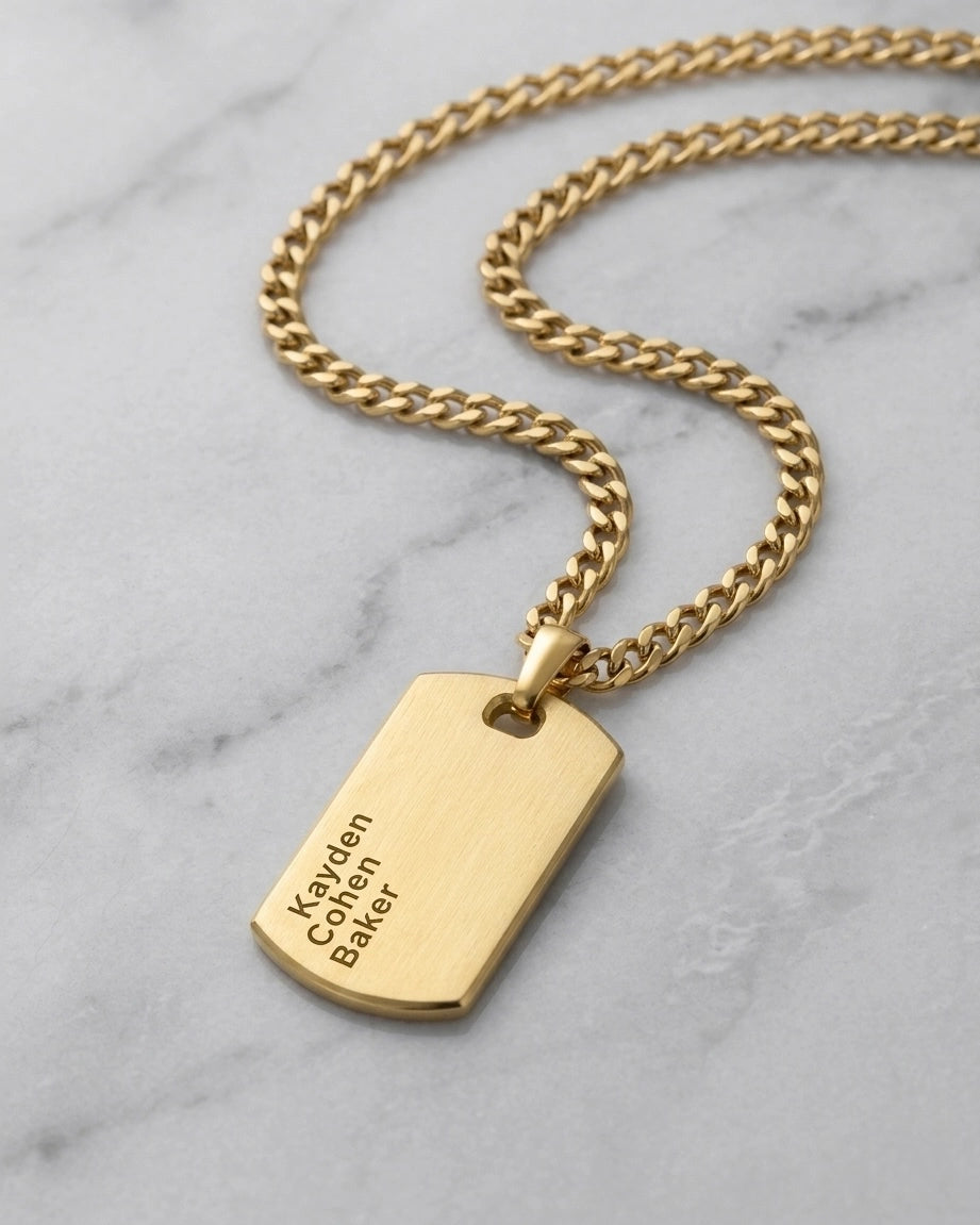 Men's Dog Tag Necklace
