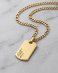Men's Dog Tag Necklace