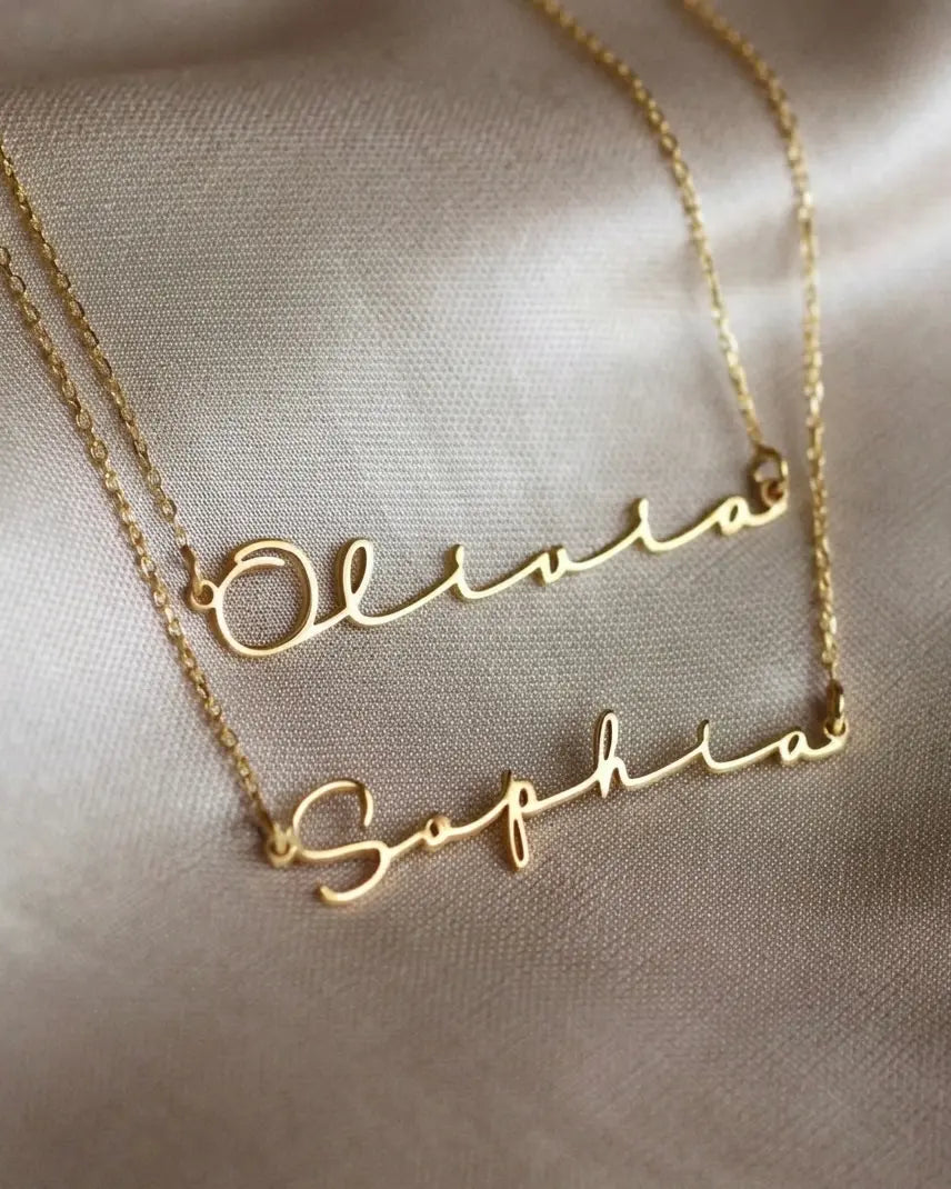 Custom Cursive Name Necklace - CG2739S,CG2740S,CG4362S