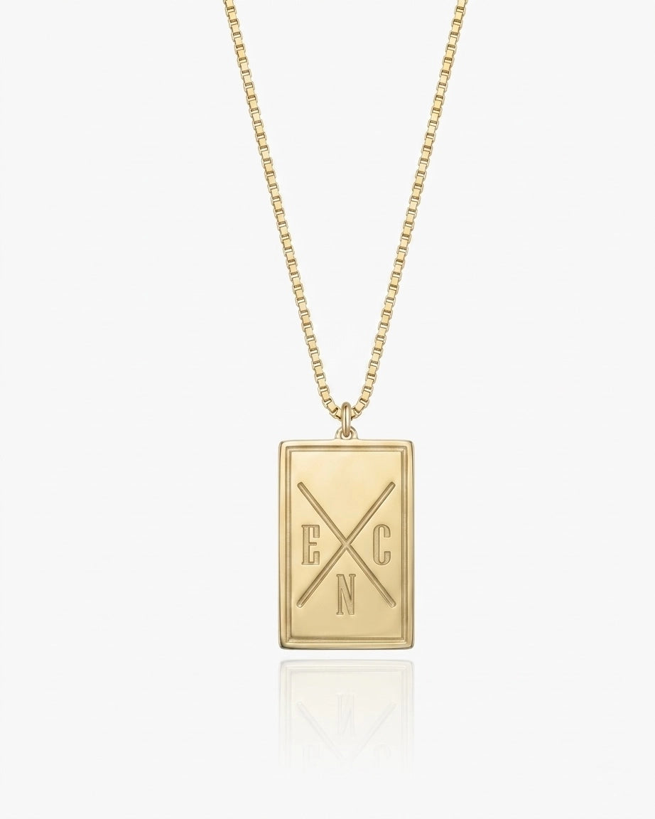 Signature Plaque Necklace