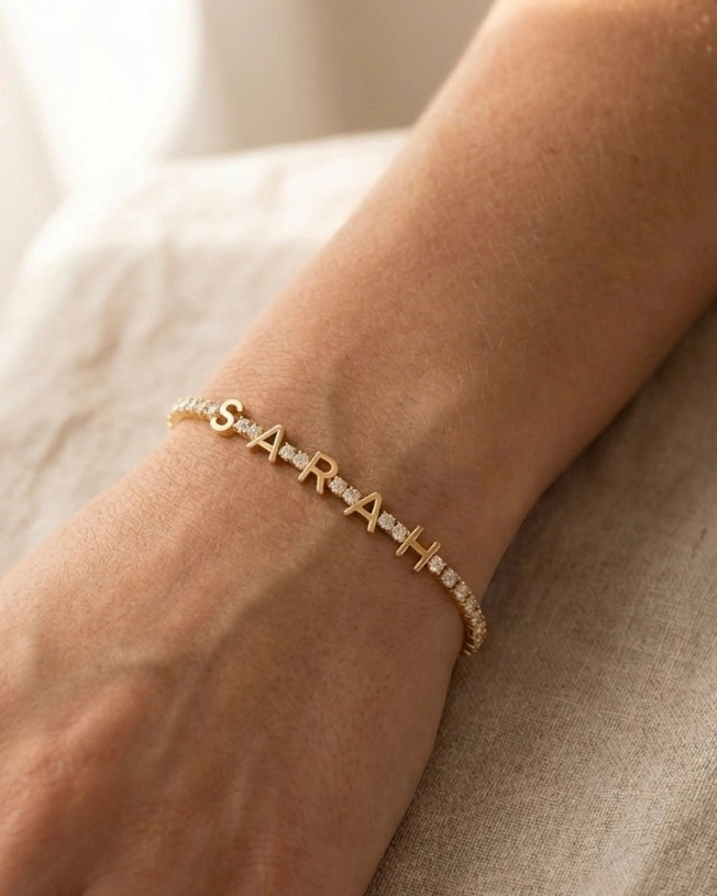 Name Tennis Bracelet