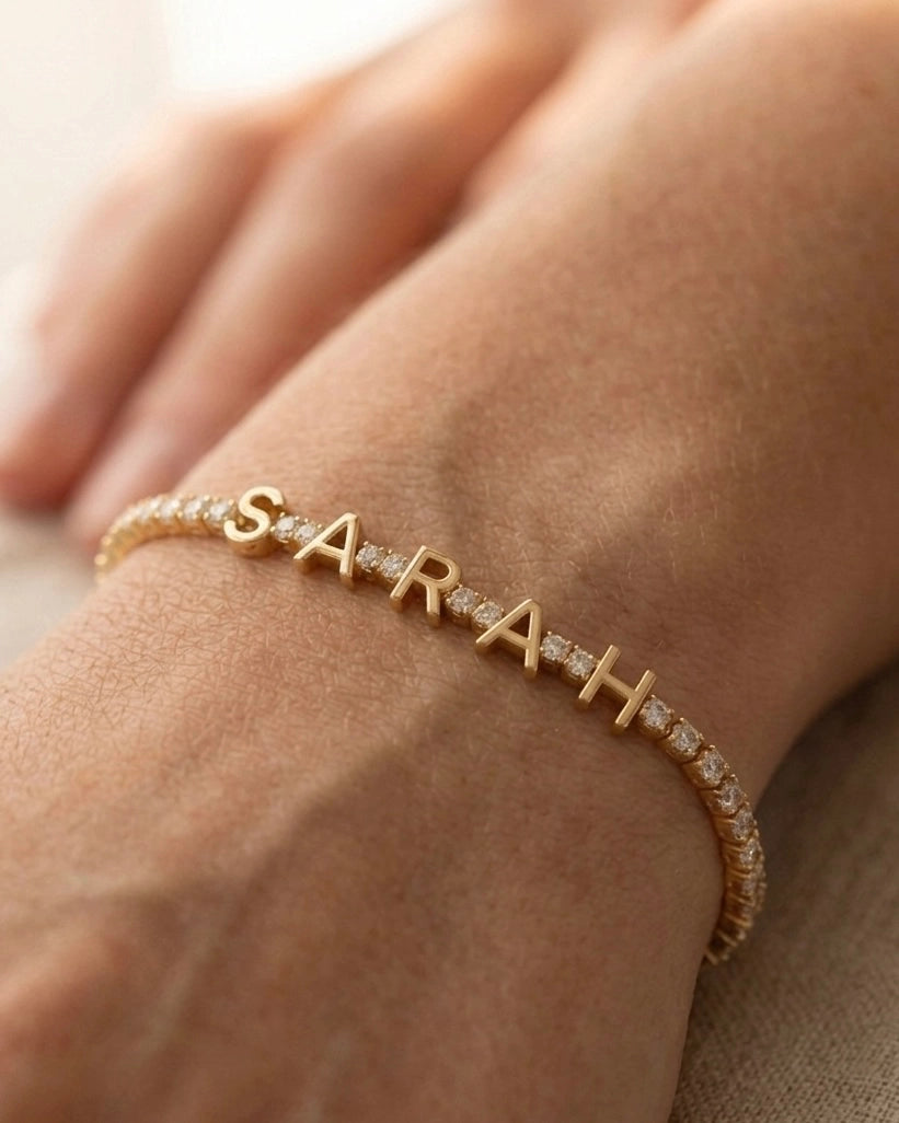 Name Tennis Bracelet
