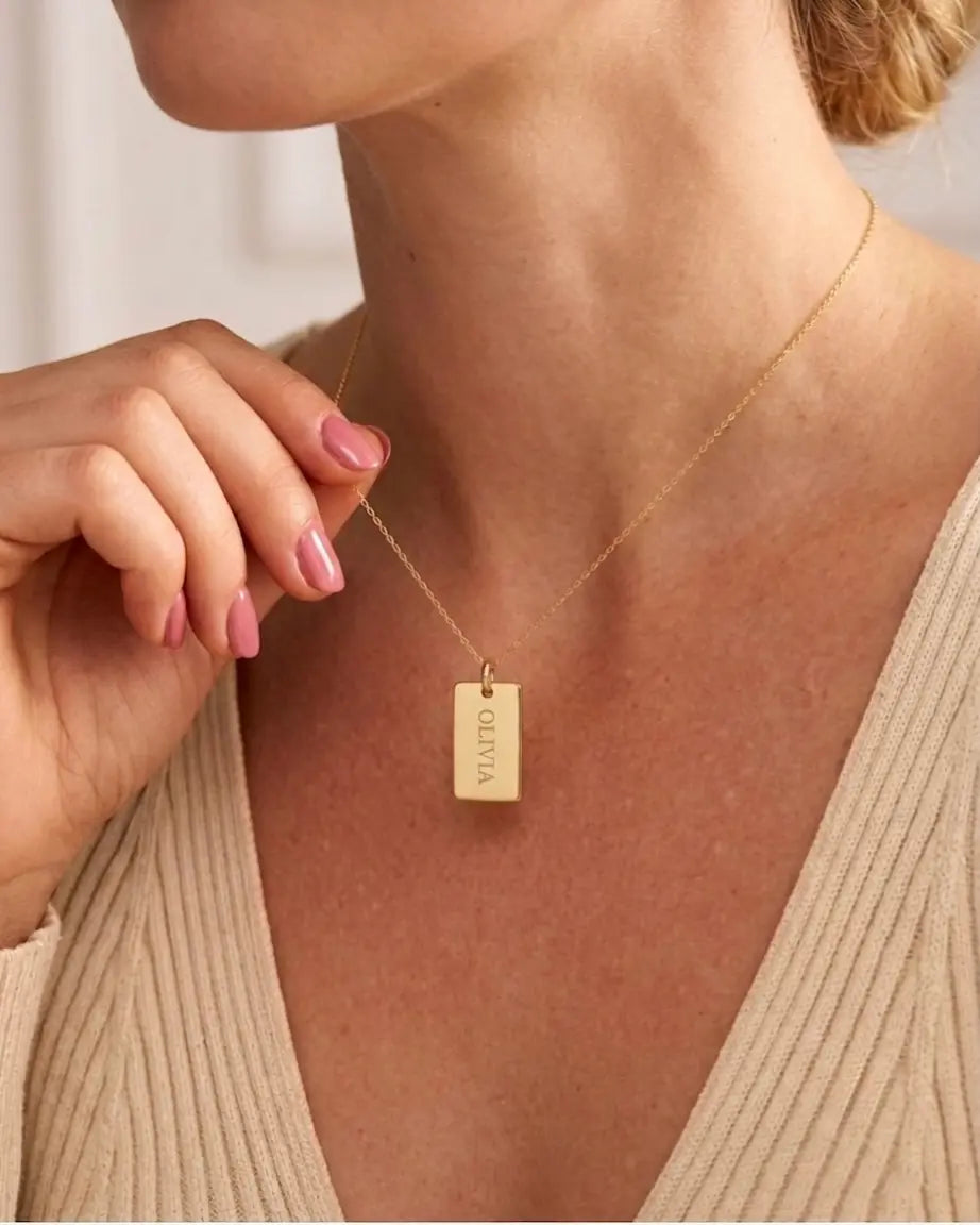 Story Time Tag Necklace