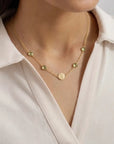 Birthstone Keepsake Initial Necklace