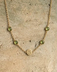 Birthstone Keepsake Initial Necklace
