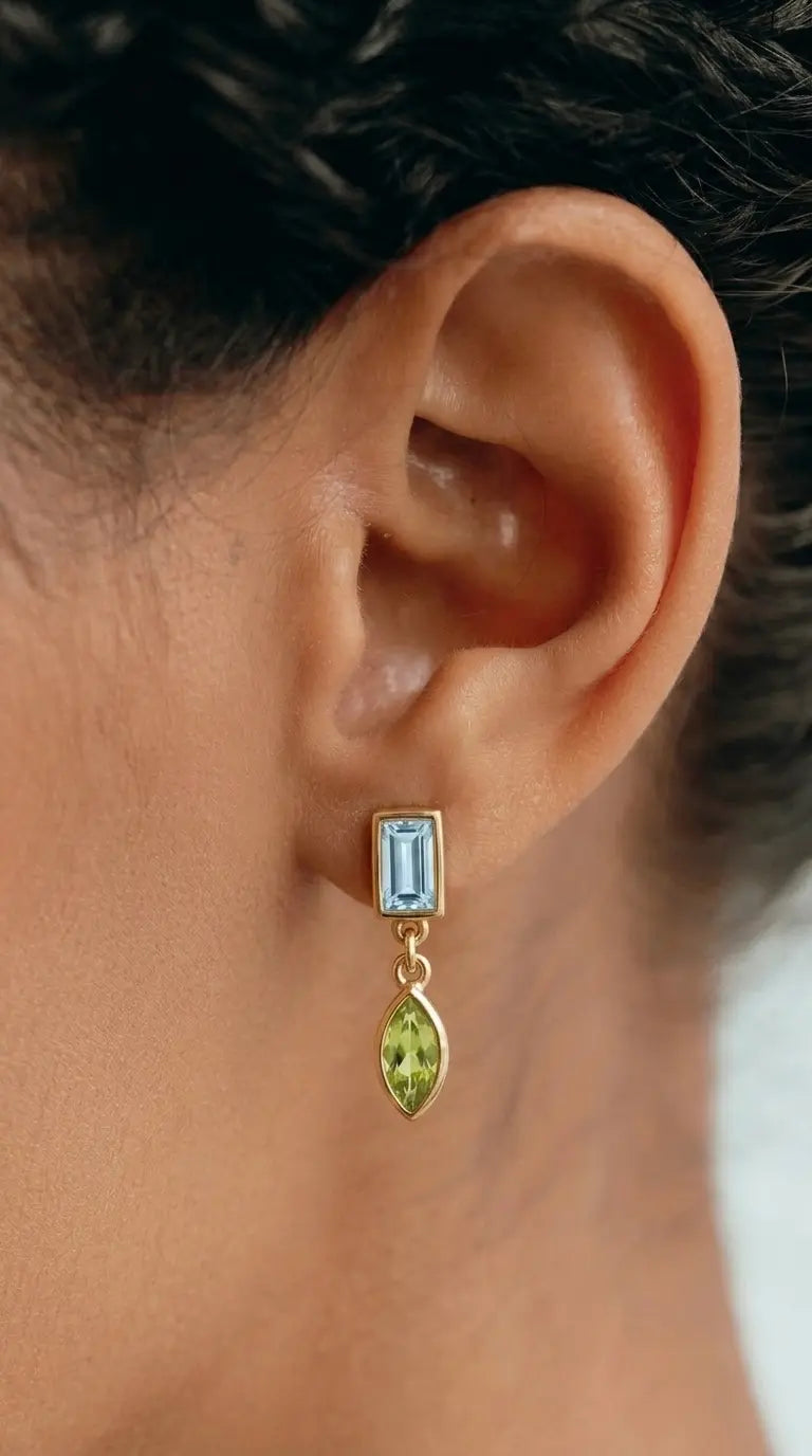 Held Close Drop Earrings