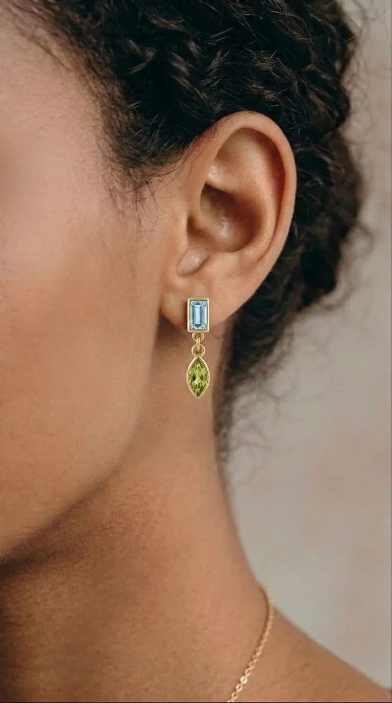 Held Close Drop Earrings