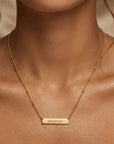Tiny Bar Necklace