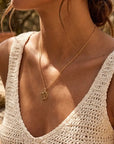 Dainty Initial Script Necklace