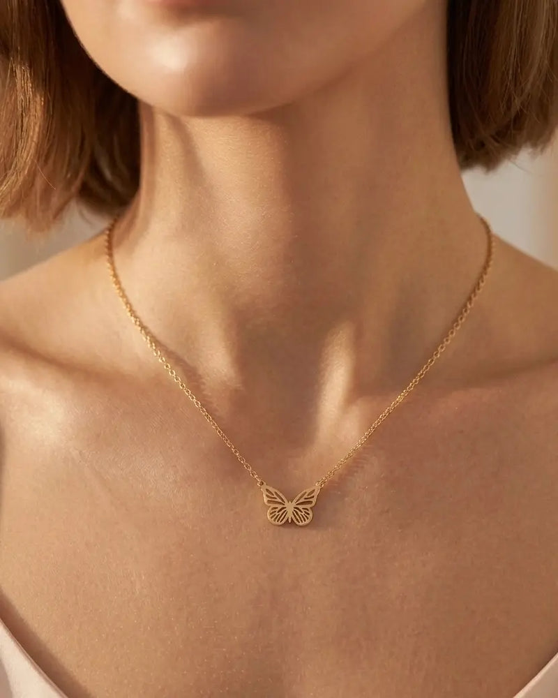 Dainty Butterfly Necklace