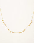 Multiple Name and Birthstone Necklace
