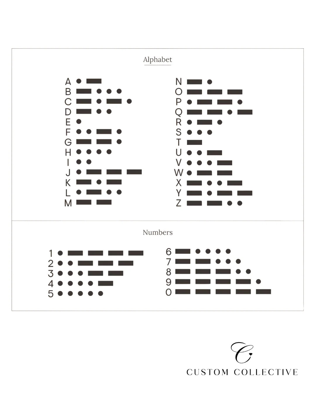 Morse Code Necklace