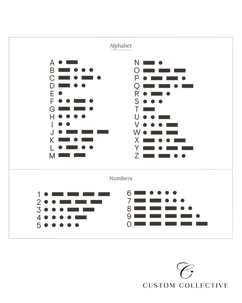 Morse Code Necklace