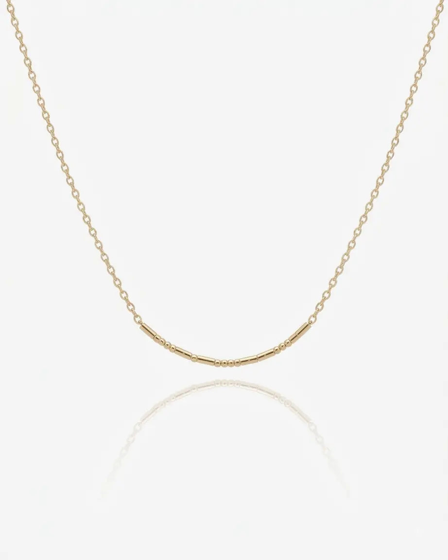 Morse Code Necklace