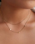 Personalized Sideway Initial Necklace + Matching Bracelet Bundle