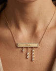 Nameplate Drop Necklace