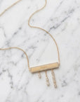 Nameplate Drop Necklace