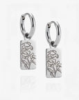 Birth Flower Tag Huggies