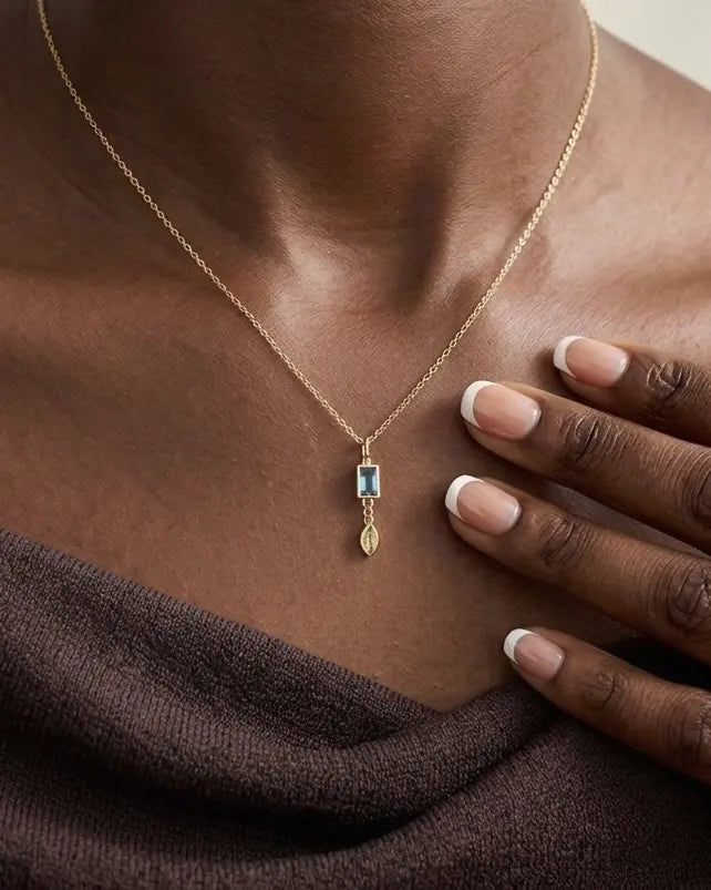 Held Close Drop Necklace