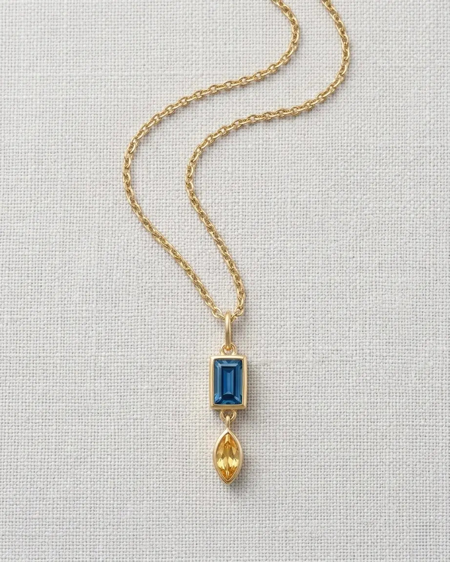 Held Close Drop Necklace