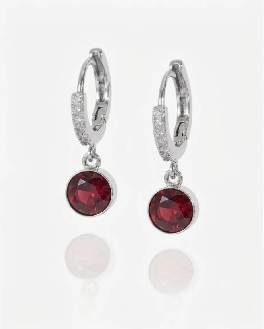 Everyday Birthstone Huggies