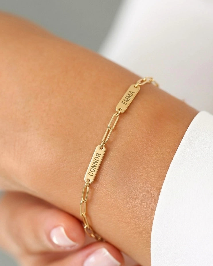 Custom Mini Name Bar Bracelet - CG1428S,CG1429S,CG1430S,CG1431S,CG1432S,CG1433S,CG1434S,CG1435S,CG1436S,CG1437S,CG1438S,CG1439S