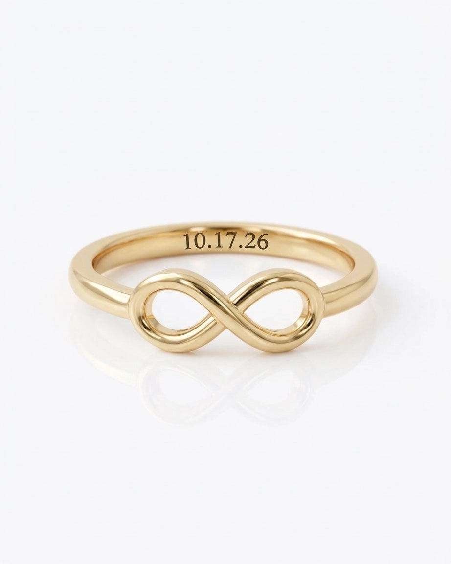Custom Engraved Infinity Ring - CG2586S,CG2587S,CG2588S,CG2589S,CG2590S,CG2591S