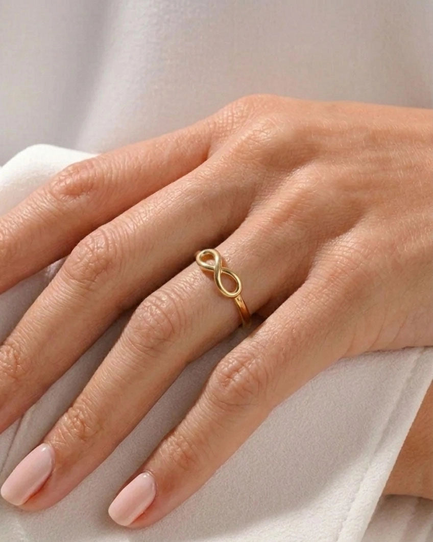 Custom Engraved Infinity Ring