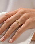 Custom Engraved Infinity Ring